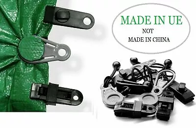 CLIPS Heavy Duty Reusable TARPAULIN /// Camping / Caravan / Car / Boat -3 Types- • £3.45