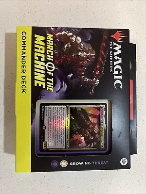 MTG Magic The Gathering: March Of The Machine Growing Threat Commander Deck New • $60