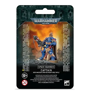 Captain With Master-Crafted Bolt Rifle Space Marines Blister Warhammer 40K • $34