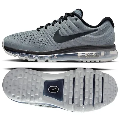 Nike Air Max 2017 Cool Grey/Pure Platinum/Black 849559-011 Men's Running Shoes • $149.99