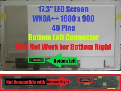 $115 • Buy DELL INSPIRON N7010 LAPTOP LED LCD Screen 17.3  WXGA++ Bottom Left