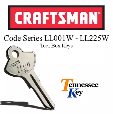 Craftsman Tool Box Keys / Select Your Key Code  / Series LL001W - LL225W • $4.99