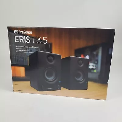 PreSonus ERIS E3.5 Studio Monitor Speaker 50W - Black Open Box / New • $88.95