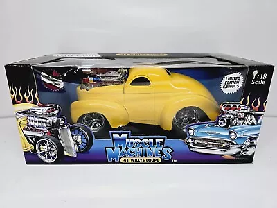 Rare 1941 Willys Coupe Bright Yellow Lim. Edit 5800 Pcs. 1:18 Scale  • $89.95