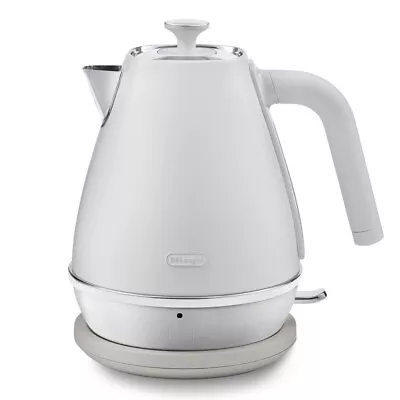 $169 • Buy NEW DeLonghi Distinta Perla Kettle KBIN2001 Sunshine White