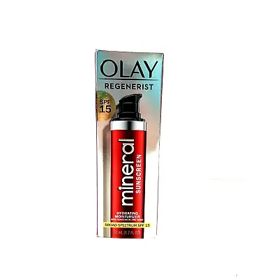 $22.22 • Buy Olay Regenerist Broad Spectrum SPF 15 Mineral Sunscreen Hydrating Moisturizer