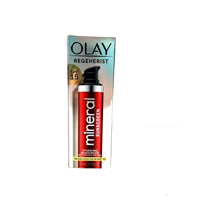 Olay Regenerist Broad Spectrum SPF 15 Mineral Sunscreen Hydrating Moisturizer • $22.14