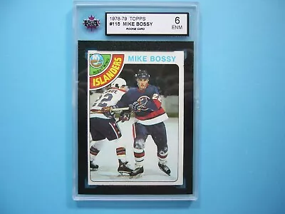 1978/79 Topps Nhl Hockey Card #115 Mike Bossy Rookie Ksa 6 Ex/nm Sharp!! 78/79 • $115.99