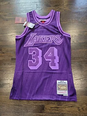 Mitchell & Ness Shaquille O'Neil Shaq Vintage Swingman 34 Jersey Lakers Size S • $69.99