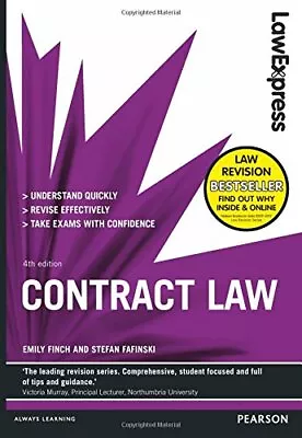 Law Express: Contract Law (Revision Guide) By Fafinski Stefan Book The Cheap • £5.49