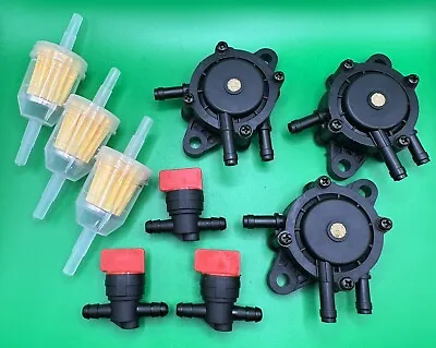 3PK Fuel Pump & Shut For 808492 808656 491922 691034 692313 Lawn Mower Mikuni • $13.94