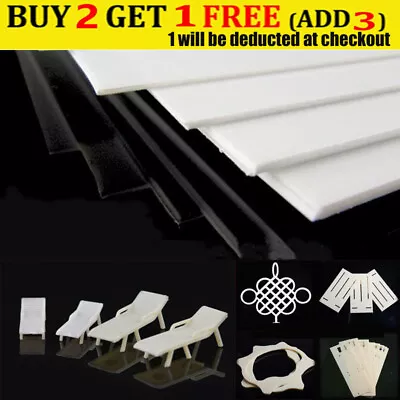 ABS Plastic Sheet White Board Vacuum Forming DIY RC Body 100x100 200x200mm • £4.99