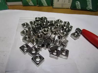 1/4 -20 Grade 18-8 Stainless Steel Regular Square Nut QTY 50 • $20