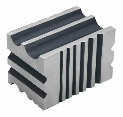 Solid Steel Doming Dapping Block With LINES CHANNELS V GROOVED CURVED JEWELLERY • £14.99