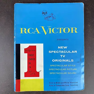 RCA Victor New Spectacular TV Salesman Catalog 34 Different TV Models Hv2300 • $35