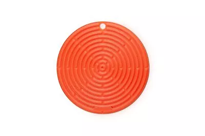 Le Creuset Silicone Pot Holder 20cm Mittens Trivet Orange Heat Cold Resistant • £58.96