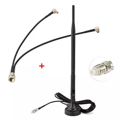 £32.94 • Buy For Sprint Netgear AirCard 341U USB Modem External Antenna & Dual Adapter Cable