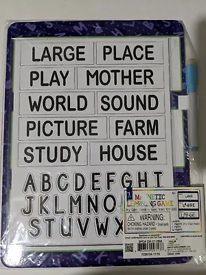 Kids Sight Words Magnetic Learning Game Dry Erase Board Age 3+ School • $9.44