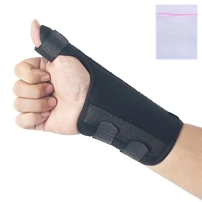 Wrist Support Brace With Metal Splints For Arthritis Carpal Tunnel Tendonitis • £8.49