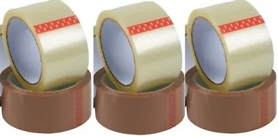 VERY STRONG PARCEL PACKAGING TAPE Lo-Noise 50micron **CHEAPEST**Ebay • £71.49