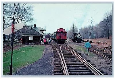 Morris County Central Train Railroad Station Whipanny New Jersey NJ Postcard • $9.98