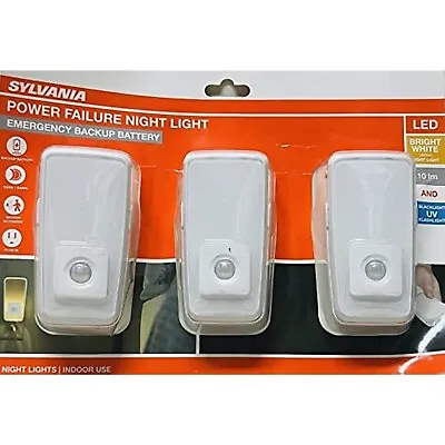 Power Failure LED Night Lights Emergency Backup Motion Activated 3 Pack • $15.99
