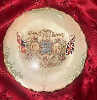 Edward VII 1902 Coronation Plate • $19.99