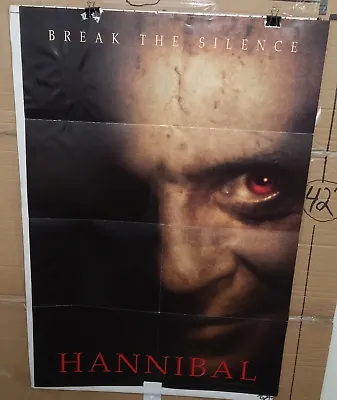 $15 • Buy Horror   2001  HANNIBAL  Authentic Studio Issued Movie Poster Anthony Hopkins 