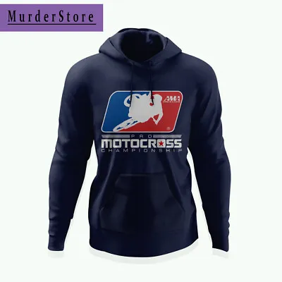 AMA Pro Racing Motocross Championship Logo Hoodie Made In USA • $38