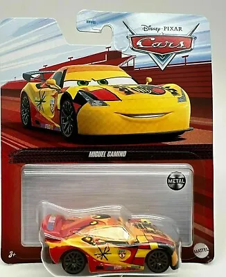 $5.95 • Buy Disney Pixar Cars MIGUEL CAMINO Metal Diecast Racecar NIP New
