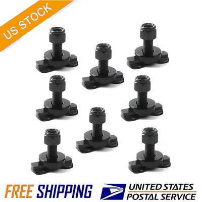 8 Pcs L-Track Double Lug Threaded Stud Nut Fitting Tie Down| Used With L Track R • $27.99