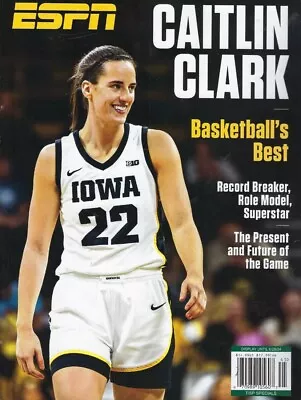 ESPN Magazine 2024 Caitlin Clark Iowa Hawkeyes Basketball’s Best The Future • $29.99