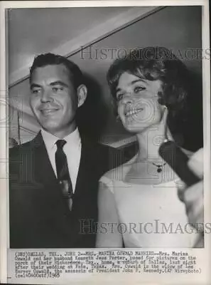 1965 Press Photo Marina Oswald Marries Kenneth James Porter Richardson Texas • $19.99