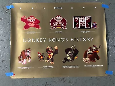 Club Nintendo Donkey Kong History Poster  • $15