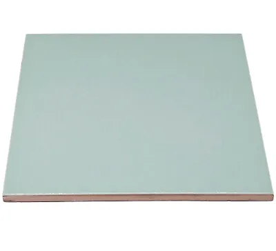 40 B&Q Glina Blue Green Gloss Ceramic Wall Tiles 150 X 150mm Kitchen Bathroom • £15.98