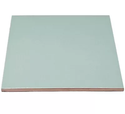 75 B&Q Glina Blue Green Gloss Ceramic Wall Tiles 150 X 150mm Kitchen Bathroom • £29.98