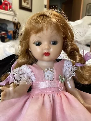 Darling Honey Blonde 8” 1950s Nancy Ann  Muffie   SLW Doll W/ Molded Lashes • $47.49