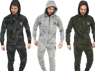 Mens Tracksuit Hoodie Slim Fit Hooded Top Suit Fitness Gym Wear Jogging Gifts • £29.99