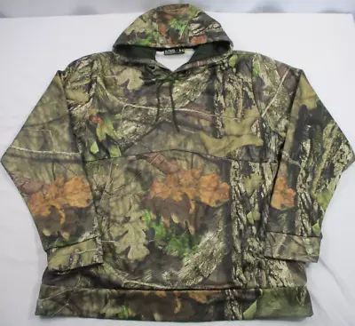 Under Armour Mossy Oak Camo Camouflage Hoodie Hooded Sweatshirt Mens XL • $34.99