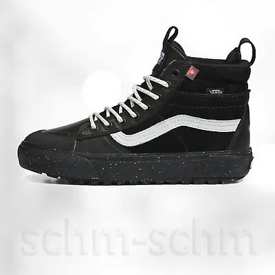 $150 Womens Vans Sk8 Hi Mte 2 Glitter Black Boots Size 5 Vn0a5hzzunm New • $87.99