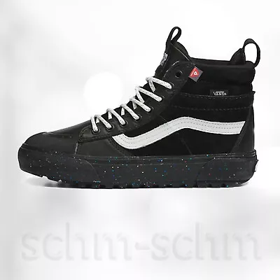 $150 Womens Vans Sk8 Hi Mte 2 Glitter Black Boots Size 6 Vn0a5hzzunm New • $87.99