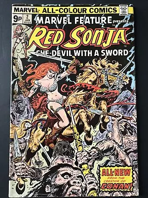 MARVEL FEATURE #2 RED SONJA PENCE VARIANT Marvel Comics (1976) • $6.20