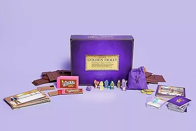 The Golden Ticket Family Board Game Willy Wonka And The Chocolate Factory NEW • $50.57