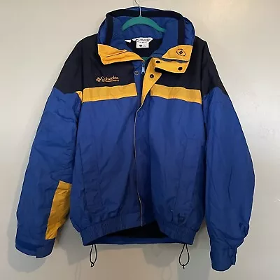 Columbia Bugaboo Jacket Mens Medium Blue And Yellow 2 In 1 • $49.99