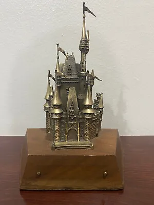 Disney Cast Member 15 Year Service Award Cinderella’s Castle Bronze Statue • $69.99