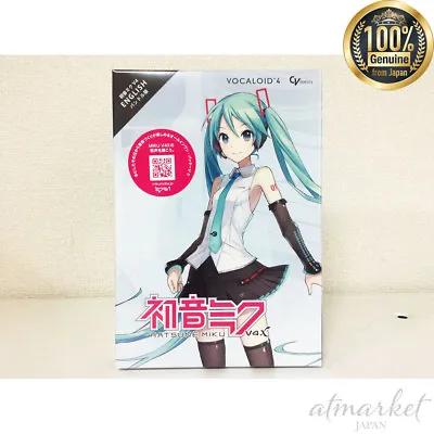 NEW!! CRYPTON VOCALOID4 Hatsune Miku V4X English Bundle F/S DVD Software Japan • $173.99