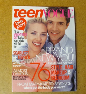 £56.61 • Buy TEEN VOGUE Magazine Scarlett Johansson TOPHER GRACE Jesse Metcalfe OLSEN TWINS