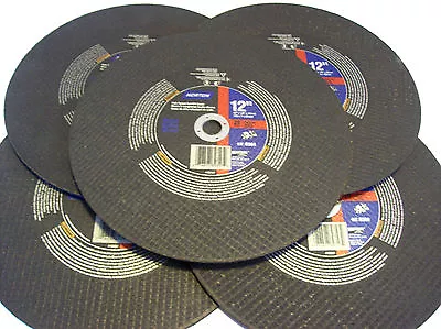 5 Norton 12  Chop Saw Metal Cut Off Wheel Blade 89357 20mm Grinding Gas Miter • $26.99