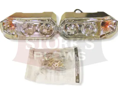 New Style Hiniker Plow Lights Snowplow Light Kit Dual Bulb 25013250 25013251 • $280