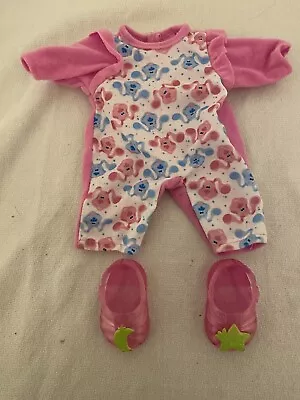 Doll Clothes Baby Alive Love Reborn Blue’s Clues Doggy Romper W/Pink Shoes Moon • $11.95